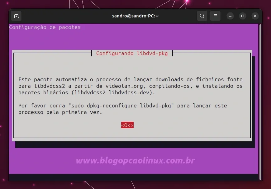 Habilitando suporte à reprodução de DVDs criptografados no Ubuntu 23.04 Lunar Lobster
