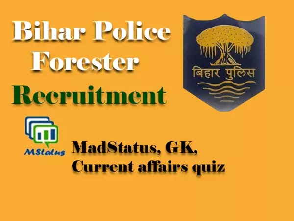 Bihar Police Forest Recruitment 2020 (236 post) Apply now