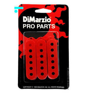 Dimarzio DM2001RD, Strat Pickup Cover - RED