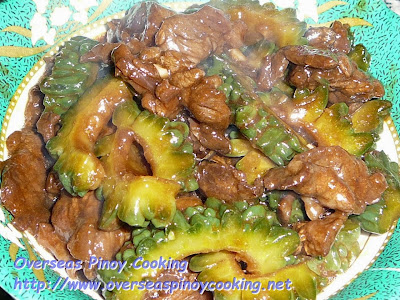 Beef and Ampalaya With Oysters Sauce