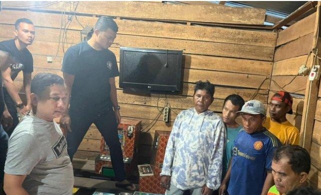 LOKASI Perjudian di Belawan Digerebek Polisi, Empat Orang Ditangkap