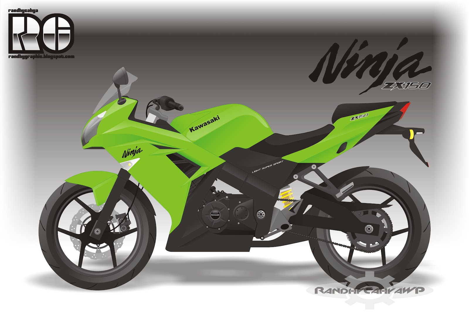 Download 98 Gambar Sketsa Motor Ninja 4 Tak Terbaru Motor Jepit