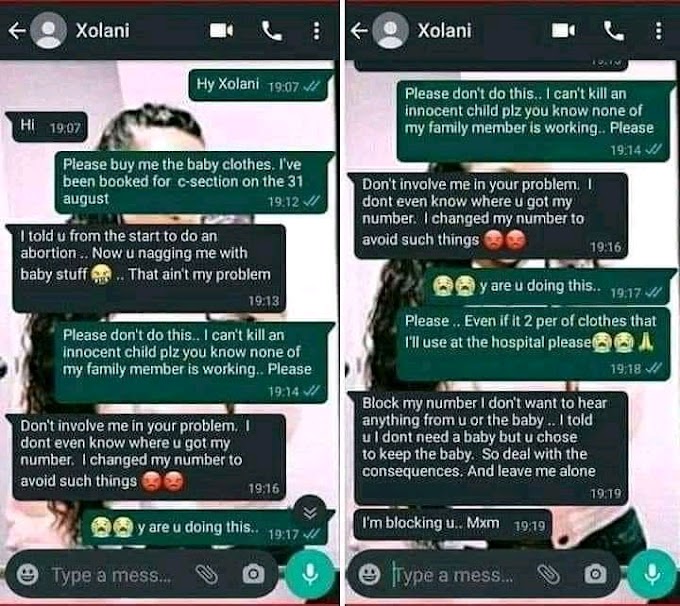 I Told You To Have An Abortion, Stop Nagging Me With Baby Stuffs. Man Rejects A Lady He Impregnated
