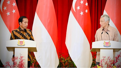 Presiden Jokowi dan PM Lee Lakukan Pertemuan Bilateral di Singapura