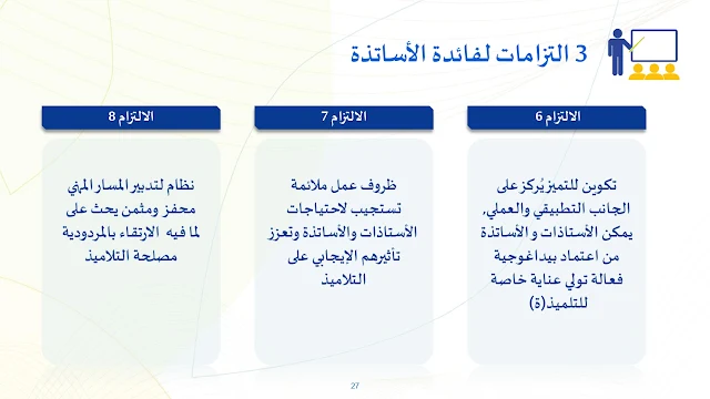 عرض تحت عنوان "التحول التربوي وفق منظور خارطة الطريق 2022_2026