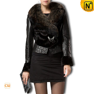 Women Fashion Leather Jacket