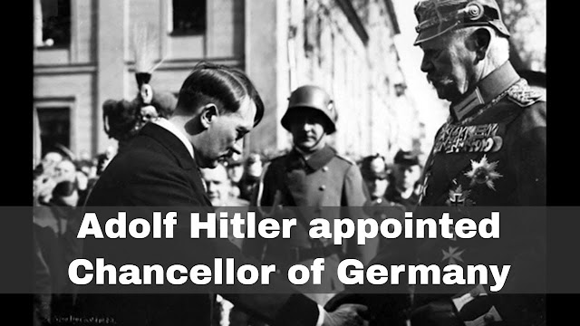 This Day in History: Adolf Hitler appointed chancellor of Germany in 1933