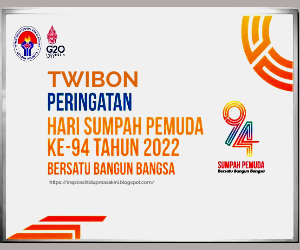 Frame Twibon Hari Sumpah Pemuda (HSP) Tahun 2022