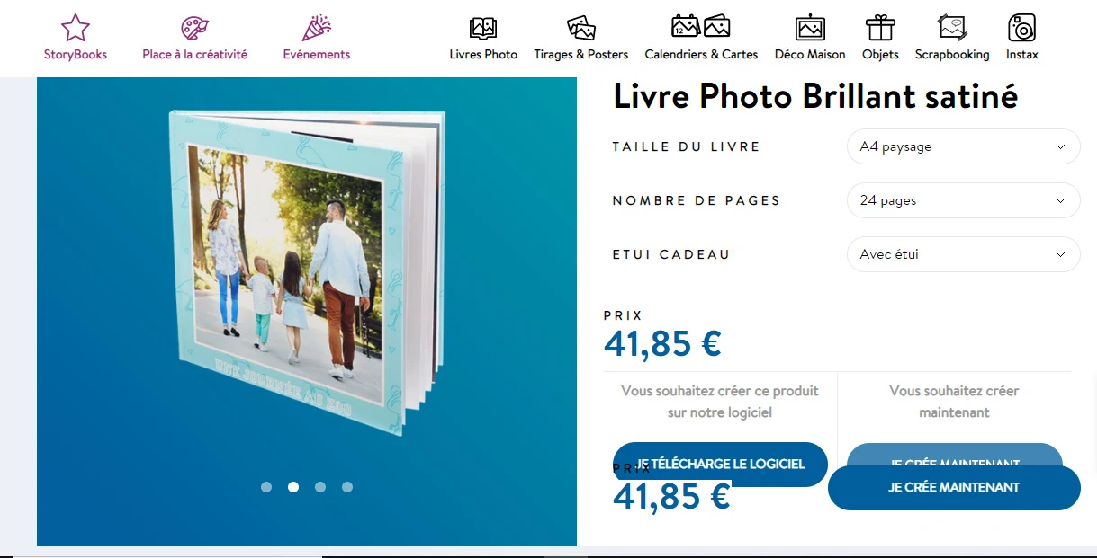 Livre photo brillant satiné MYFUJIFILM (code promo)