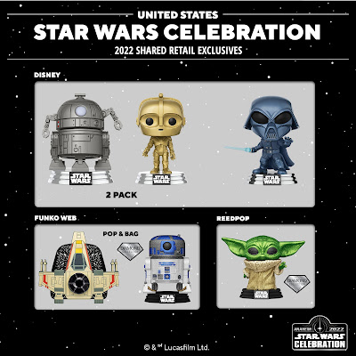 Star Wars Celebration 2022 Exclusive Star Wars Pop! Vinyl Figures by Funko
