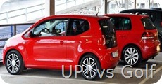 Volkswagen UP! möter Golf Mk6