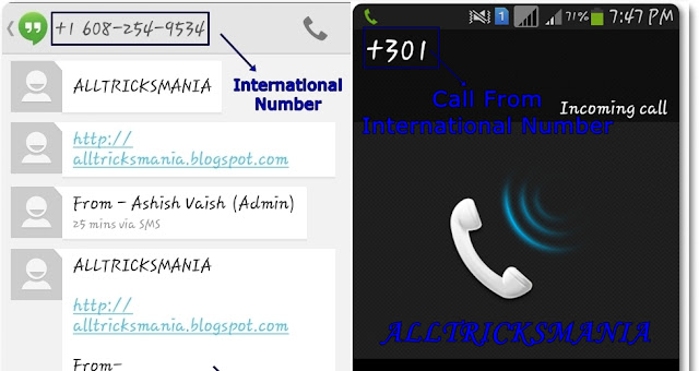Easily Send SMS And Make Phone Calls Using International Number Anonymously  