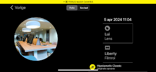Screenshot Hipstamatic-instellingen Lui + Liberty
