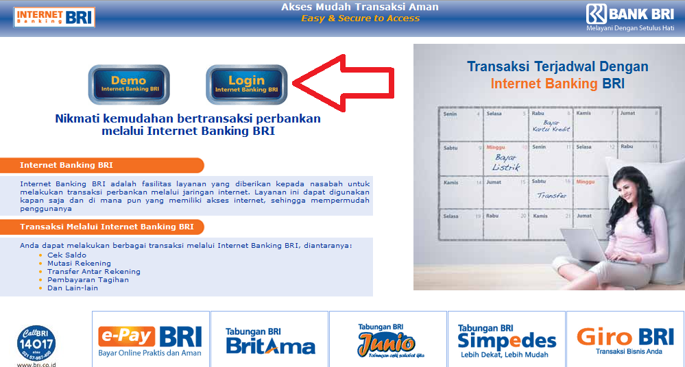 ... . Masukkan juga kode angka validasi yang tertera dalam kotak LOGIN