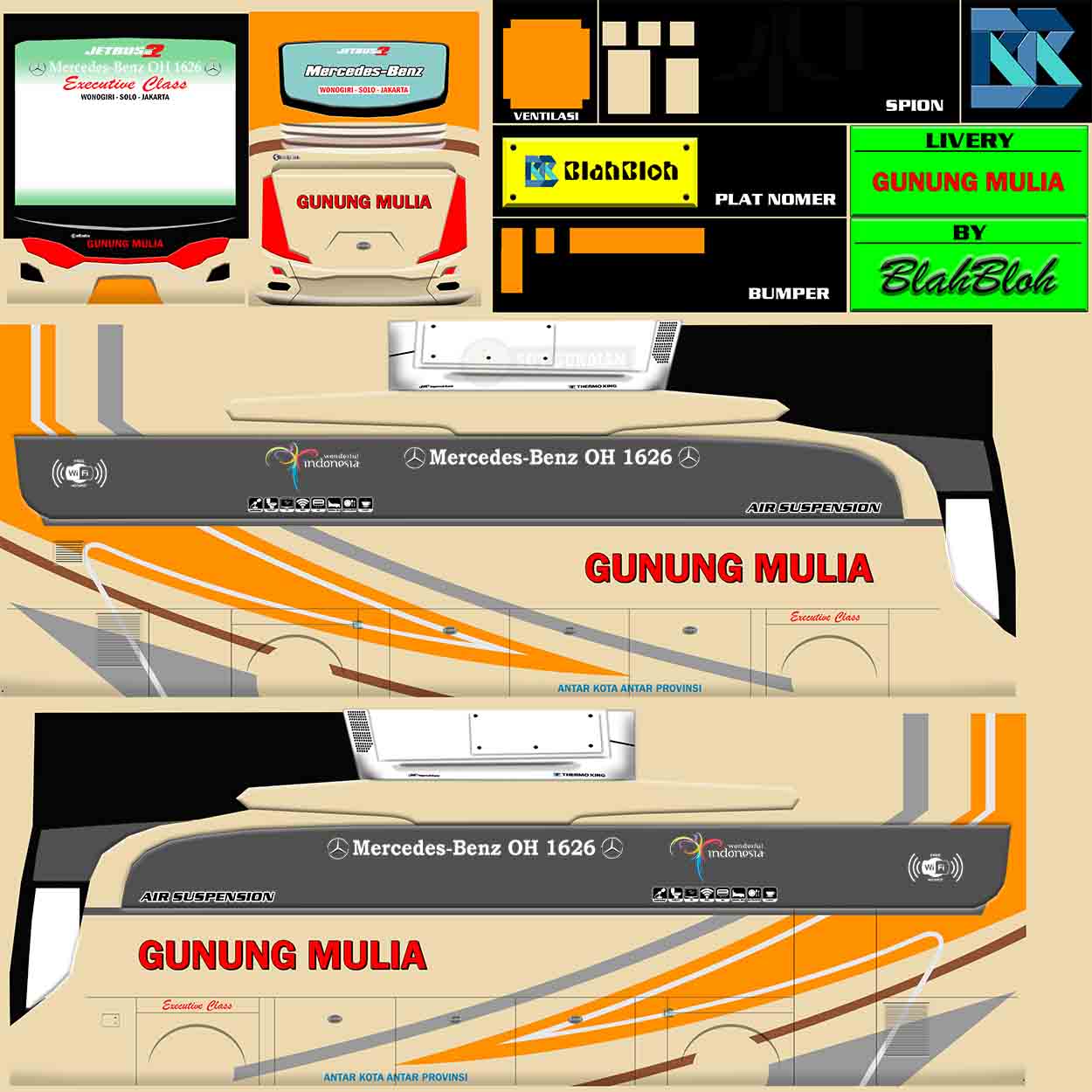 livery bussid pariwisata double decker