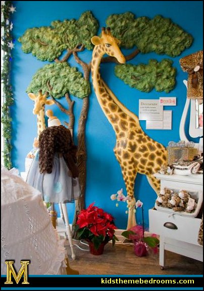 wall decor ideas in bedroom Jungle Theme Wall Art 3D | 404 x 576