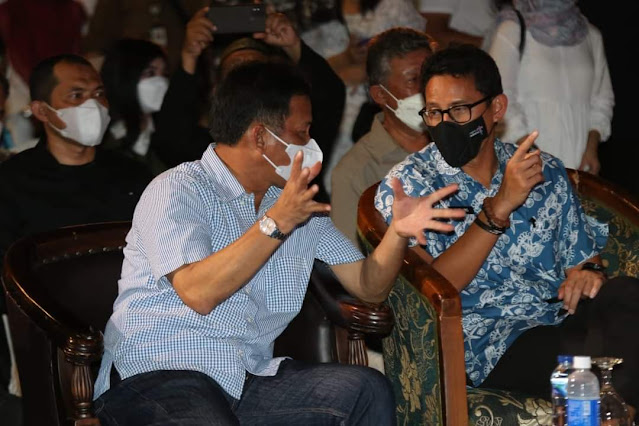 Buka Batam Wonderfood & Art Ramadhan, Menteri Sandiaga Uno Apresiasi Disbudpar Batam