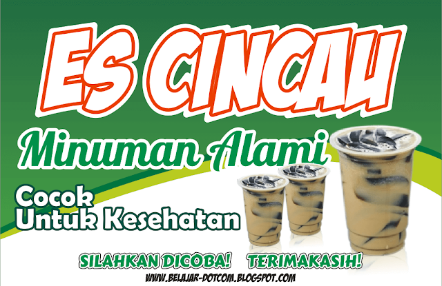 Contoh dan Download Spanduk Es Cappucino Cincau