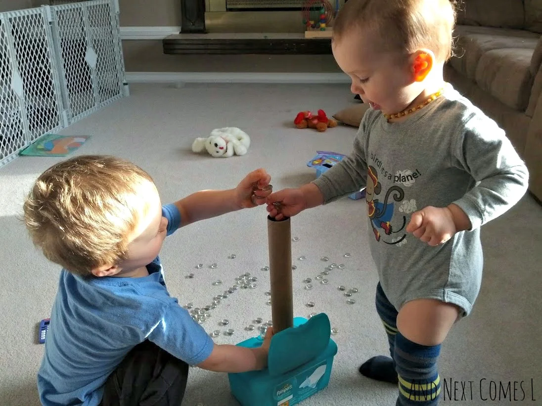 Simple sibling play idea from And Next Comes L