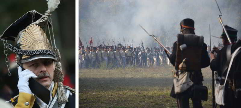 Historical battle recreation