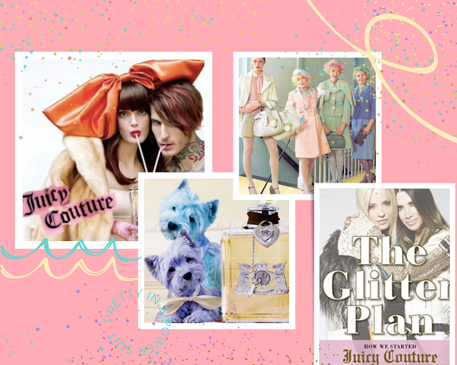 Juicy Couture brand history collage