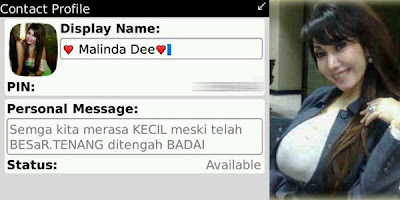 PIN BlackBerry Melinda Dee