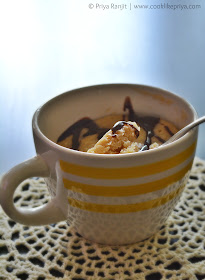 Vanilla microwave mug cake recipe