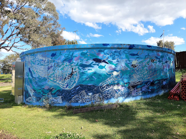 Earlwood Painted Water Tank by Maddison Gibbs