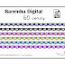 60 Cores de Barrinha Digital Grátis - Flor com bolinhas