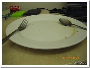 This shows how delicious my fried rice was.