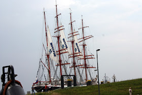 Hafen Bremerhaven mit Segelschiffen
