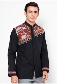 Modis Dengan Model Desain Baju Koko Modern Motif Batik