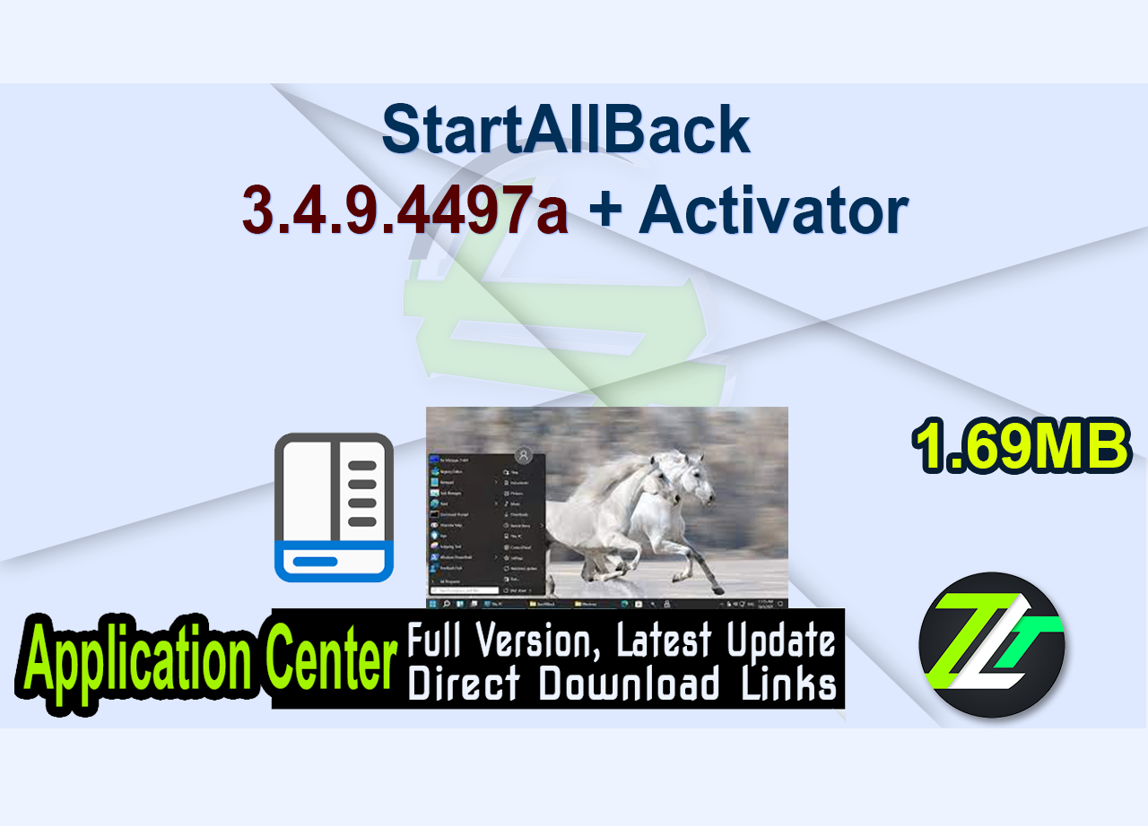 StartAllBack 3.4.9.4497a + Activator