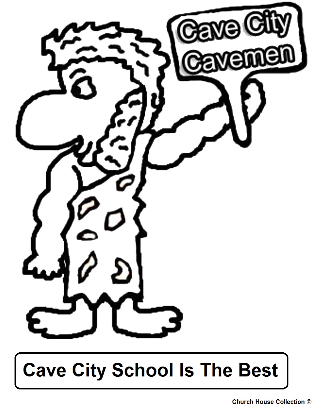 Cave City School Coloring Pages