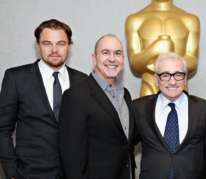 THE WOLF OF WALL STREET Oscar nominees Leonardo DiCaprio (Best Actor), Terence Winter (Best Adapted Screenplay), Martin Scorsese (Best Director)