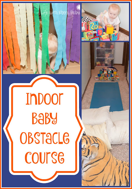 How to Build a Gross Motor Indoor Baby Obstacle Course