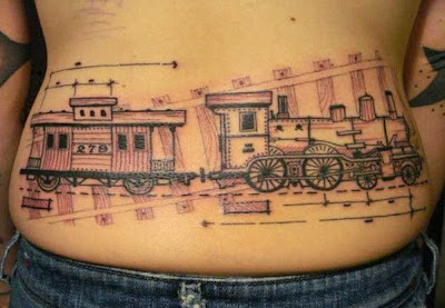 Back Train Tattoo