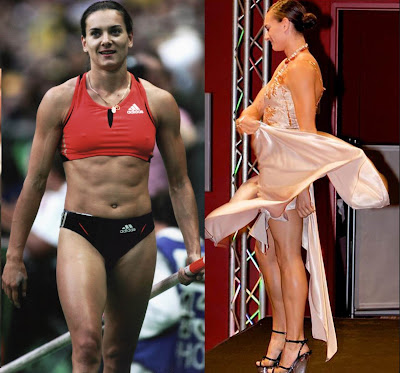 yelena isinbayeva abs