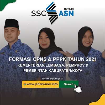 FORMASI CPNS & PPPK TAHUN 2021 (SELALU UPDATE)