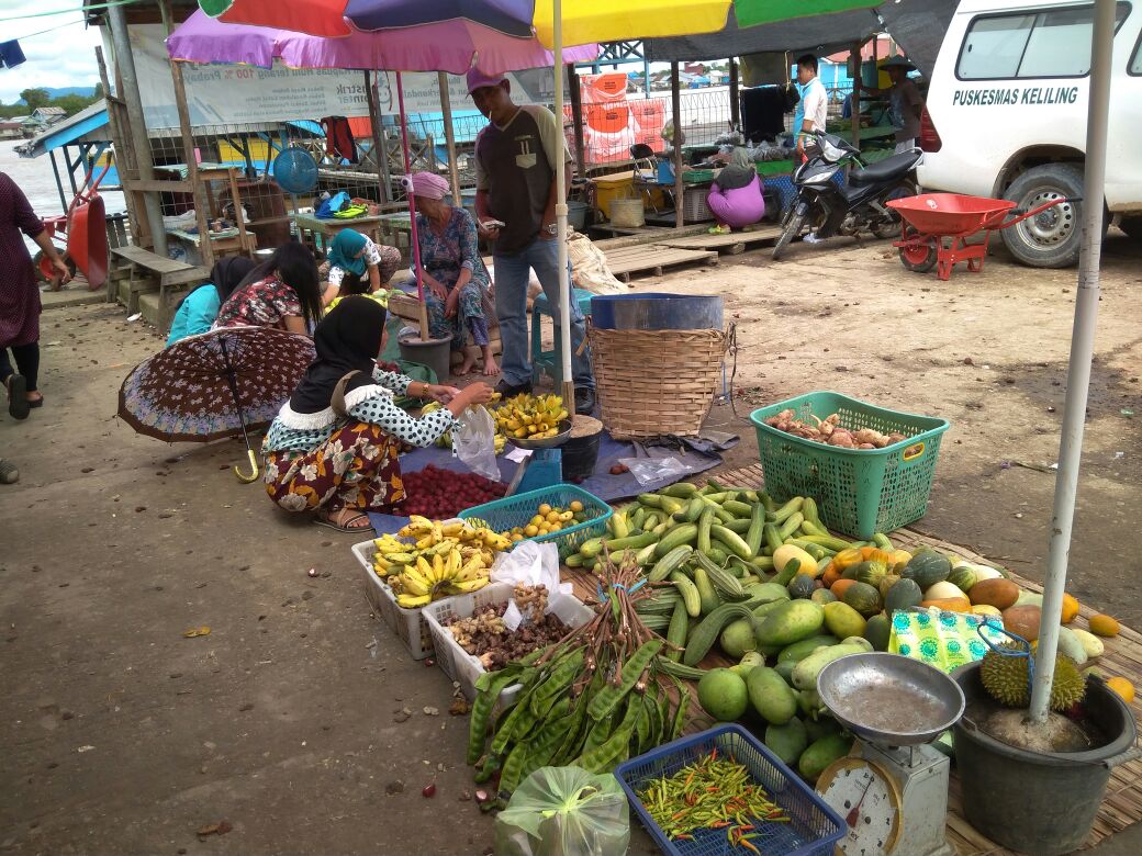 Gambar Transaksi Jual Beli Di Pasar 