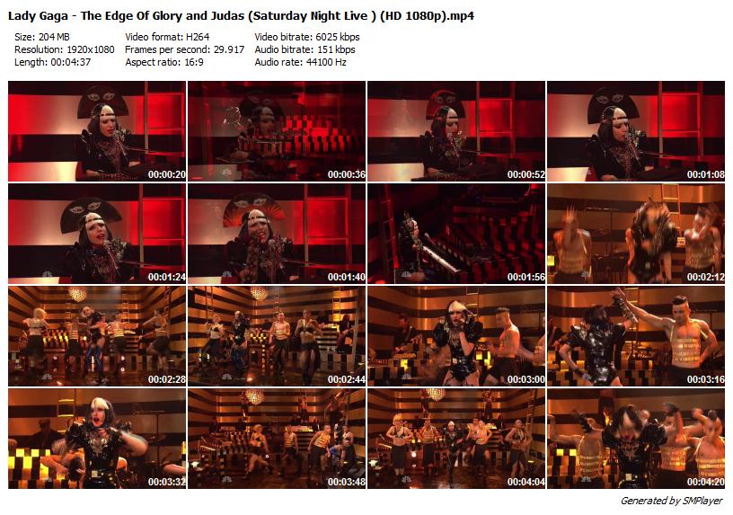 lady gaga judas live. Lady Gaga - The Edge Of Glory