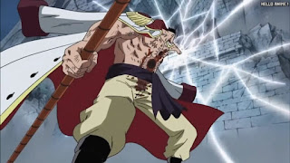 ワンピースアニメ 頂上戦争編 485話 白ひげ Edward Newgate | ONE PIECE Episode 485