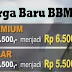 Harga BBM Resmi Naik