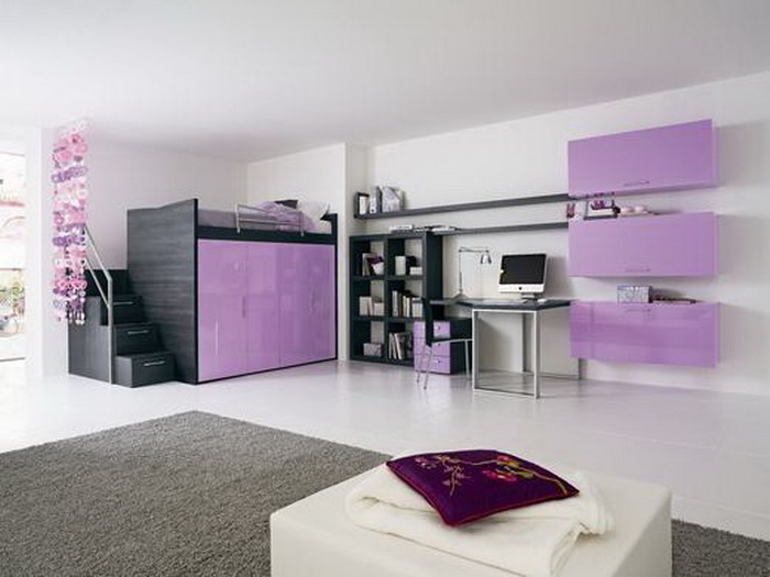 Girls Loft Bed Bedroom Ideas