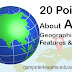 Geography: 20 Points About Asia: Geographical Features and Facts (#GeographyNotes)(#Asia)(#compete4exams)(#eduvictors)(#upsc)