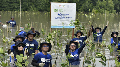 Ribuan Pekerja Medco E & P Turut Tanam dan Donasi Pohon di Lahan Kritis