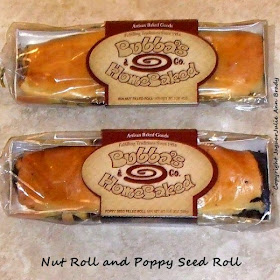 bubbas homebaked package of nut and poppy seed roll 