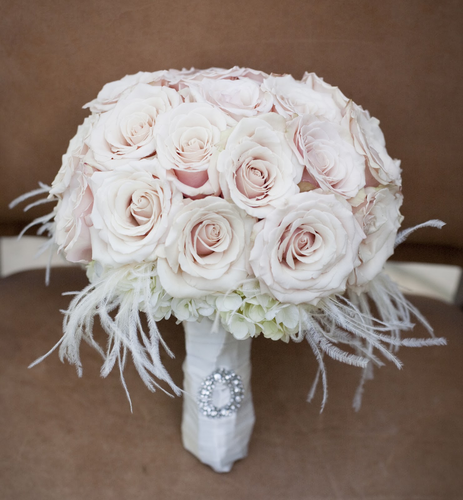 A classic bridal bouquet