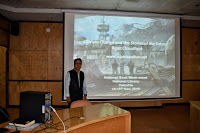 Rajat Chaudhuri speaks at National Library of India