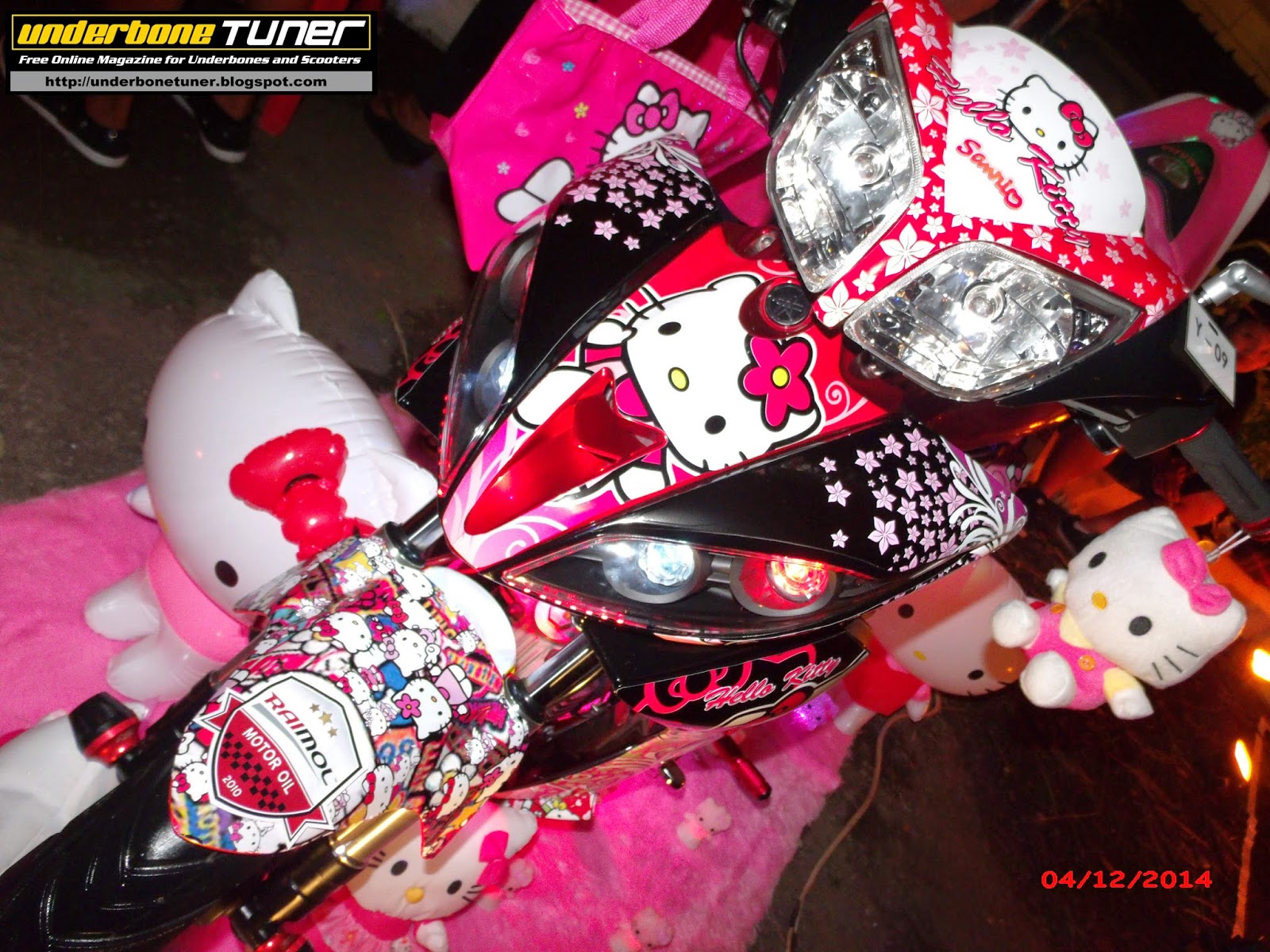 Kumpulan Modifikasi Motor Fino Hello Kitty Wwwmotormodifikasixyz